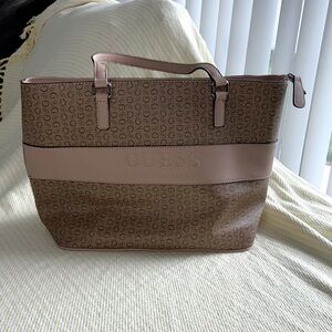 Brown GUESS Tote Purse
